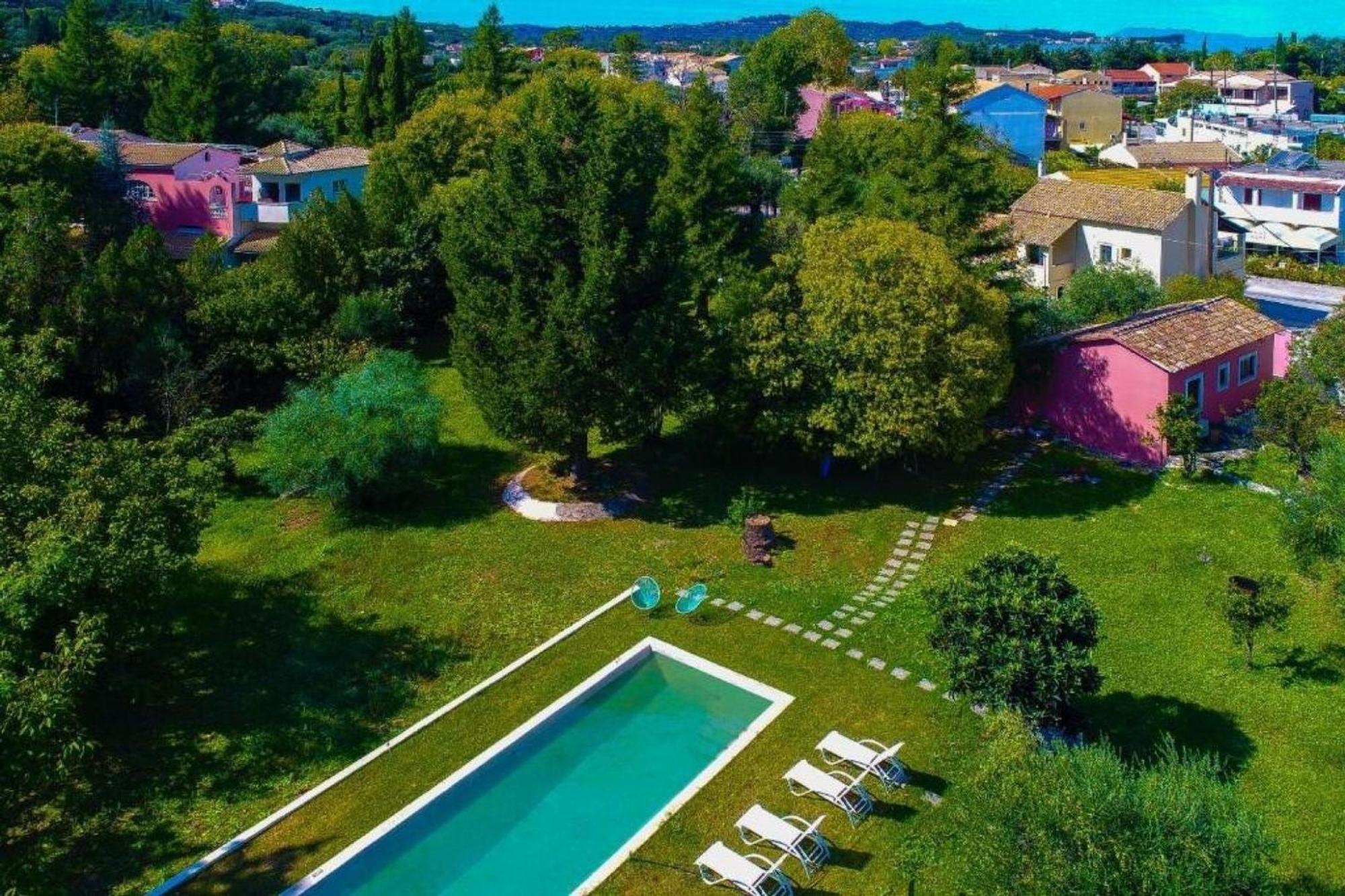 Vila Secret Garden House - Private Garden With Pool Acharavi  Exteriér fotografie