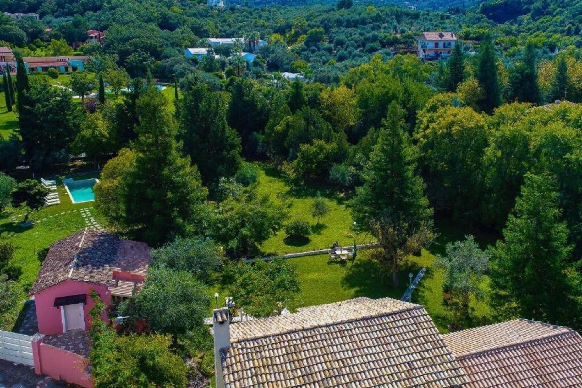 Vila Secret Garden House - Private Garden With Pool Acharavi  Exteriér fotografie